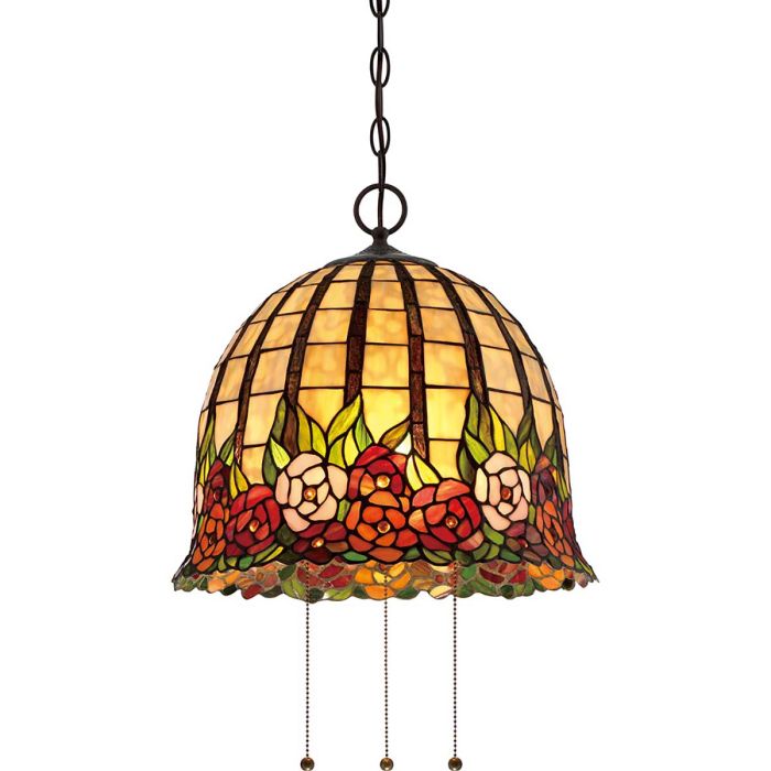 elstead lighting Rosecliffe 3 Light Pendant - Imperial Bronze