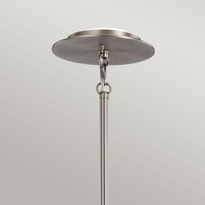 Elstead Lighting Roswell 3 Light Pendant - Brushed Nickel