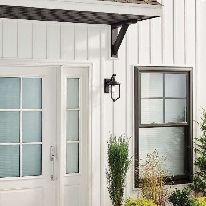 Elstead Lighting Royal Marine 1 Light Small Wall Lantern - Distressed Black