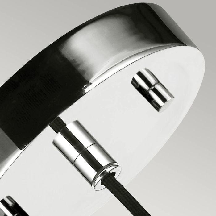 Elstead Lighting Rubin 1 Light Mini Pendant - Polished Nickel