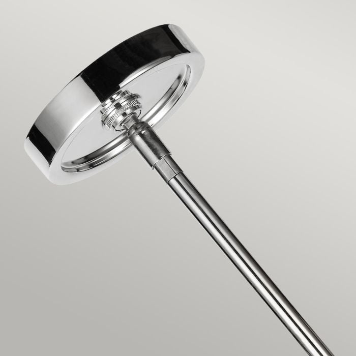 Elstead Lighting Rubin 4 Light Chandelier - Polished Nickel