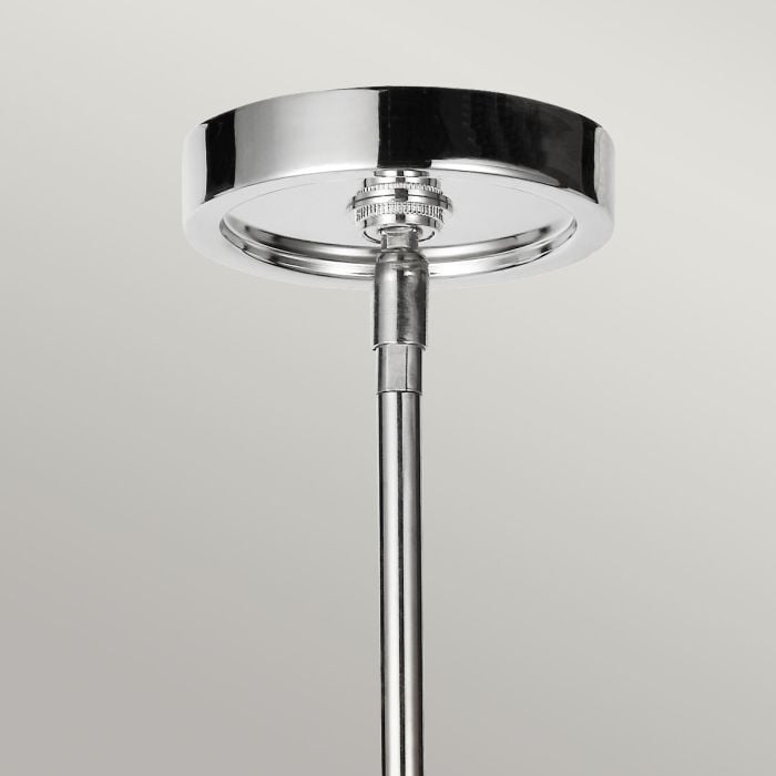 Elstead Lighting Rubin 6 Light Chandelier - Polished Nickel