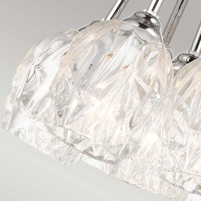 Elstead Lighting Rubin 7 Light Cluster Chandelier - Polished Nickel