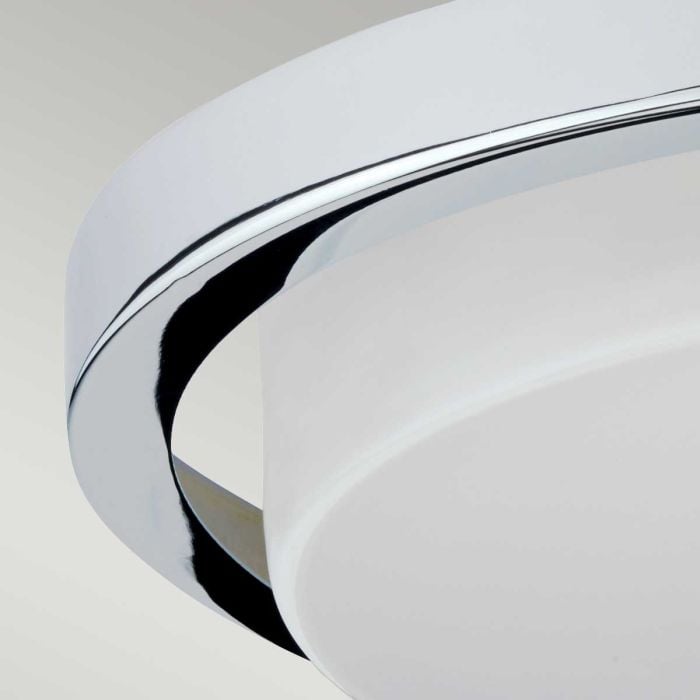 Elstead Lighting Ryde 1 Light Flush - Polished Chrome