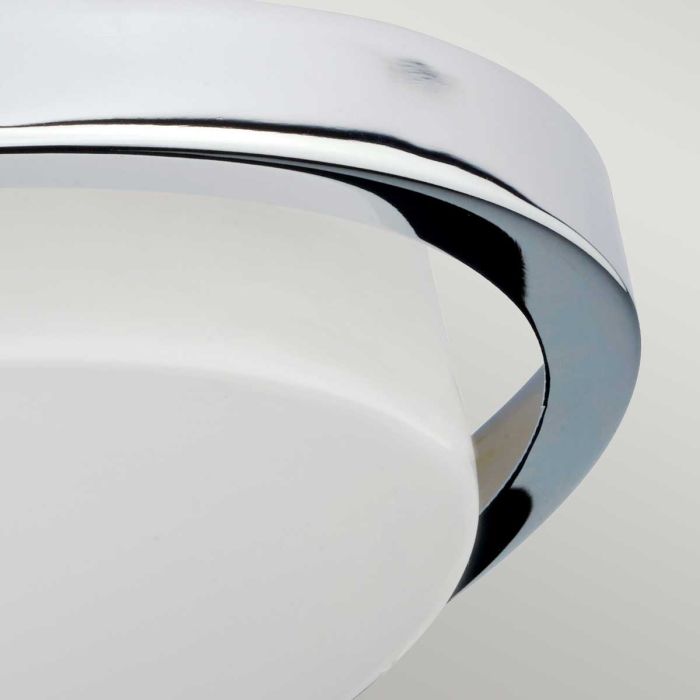 Elstead Lighting Ryde 1 Light Flush - Polished Chrome