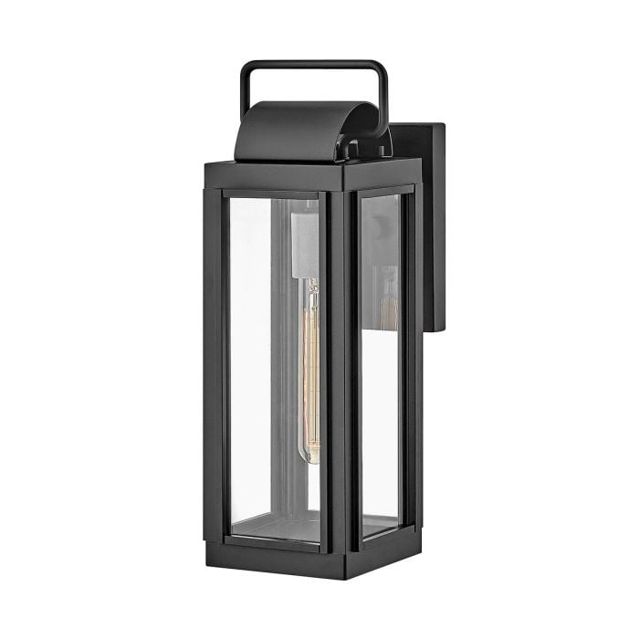 elstead lighting Sag Harbor 1 Light Small Wall Lantern - Black