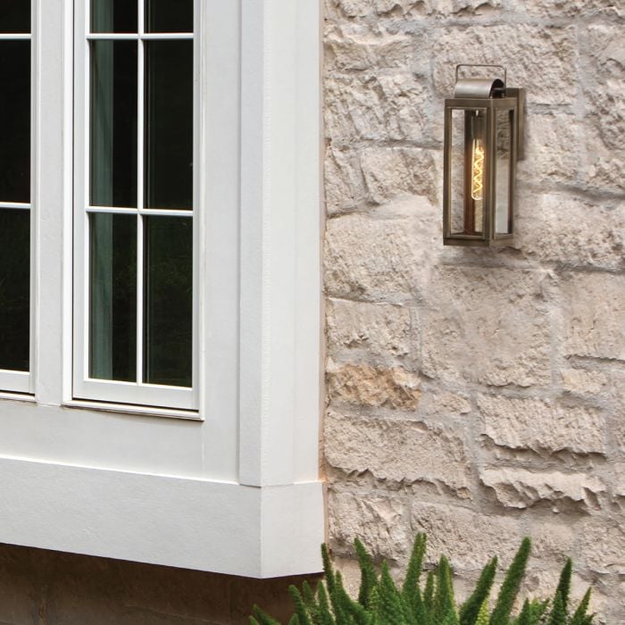 Elstead Lighting Sag Harbor 1 Light Small Wall Lantern - Painted Burnished Bronze