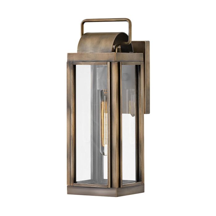 elstead lighting Sag Harbor 1 Light Small Wall Lantern - Painted Burnished Bronze