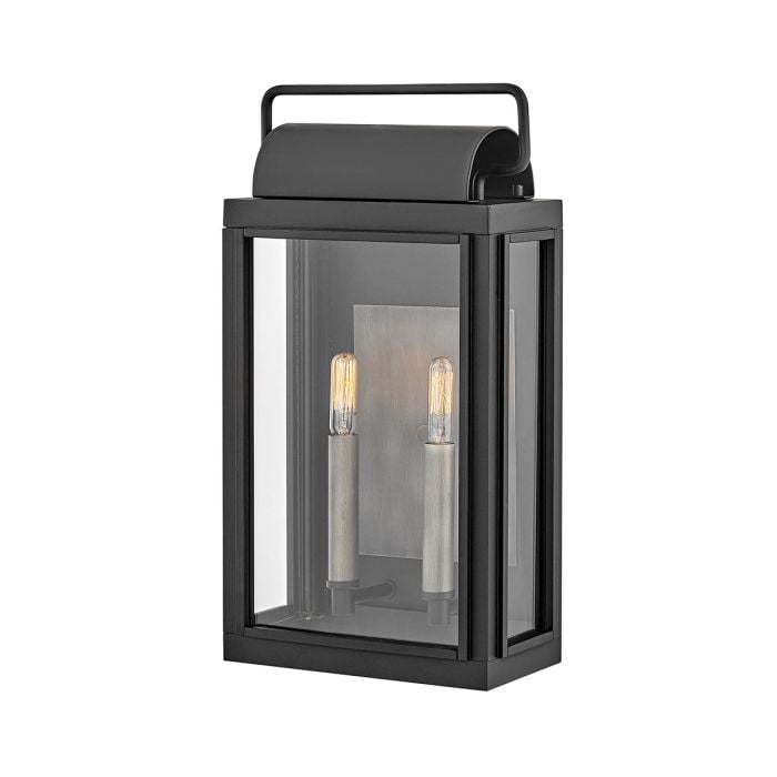 elstead lighting Sag Harbor 2 Light Medium Wall Lantern - Black