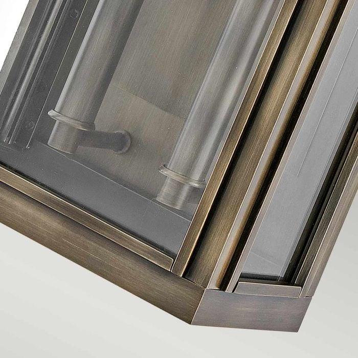 Elstead Lighting Sag Harbor 2 Light Medium Wall Lantern - Painted Burnished Bronze