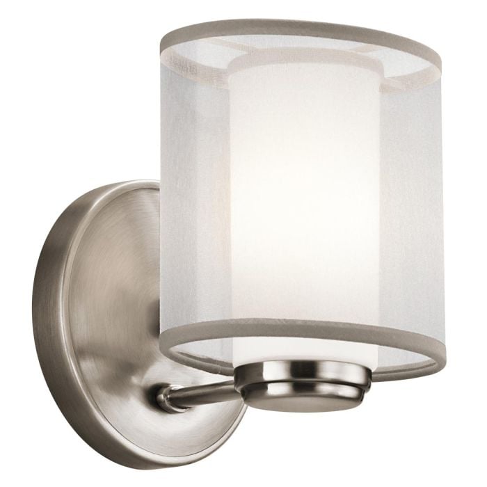 elstead lighting Saldana 1 Light Wall Light - Classic Pewter
