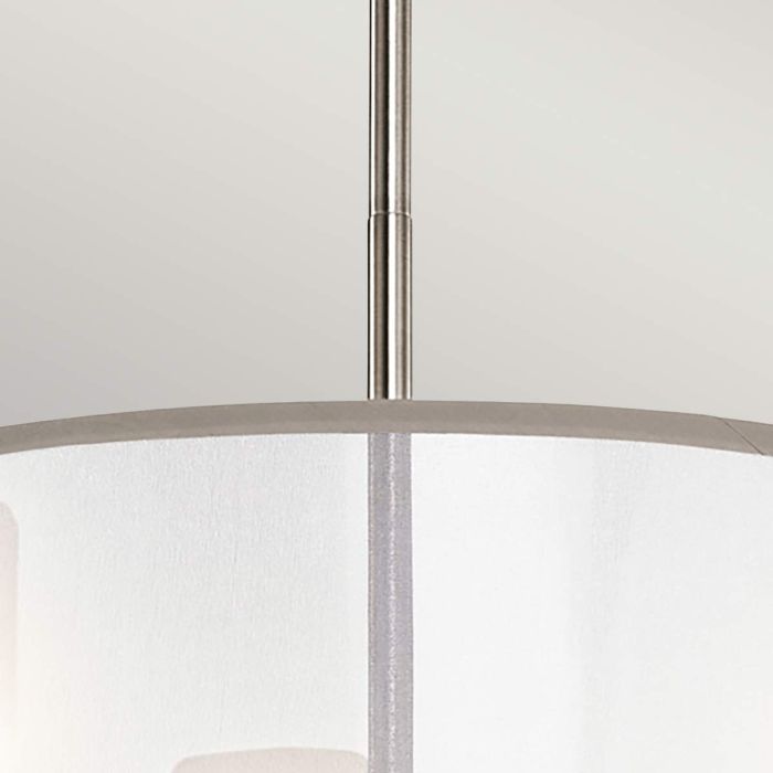 Elstead Lighting Saldana 3 Light Chandelier - Classic Pewter