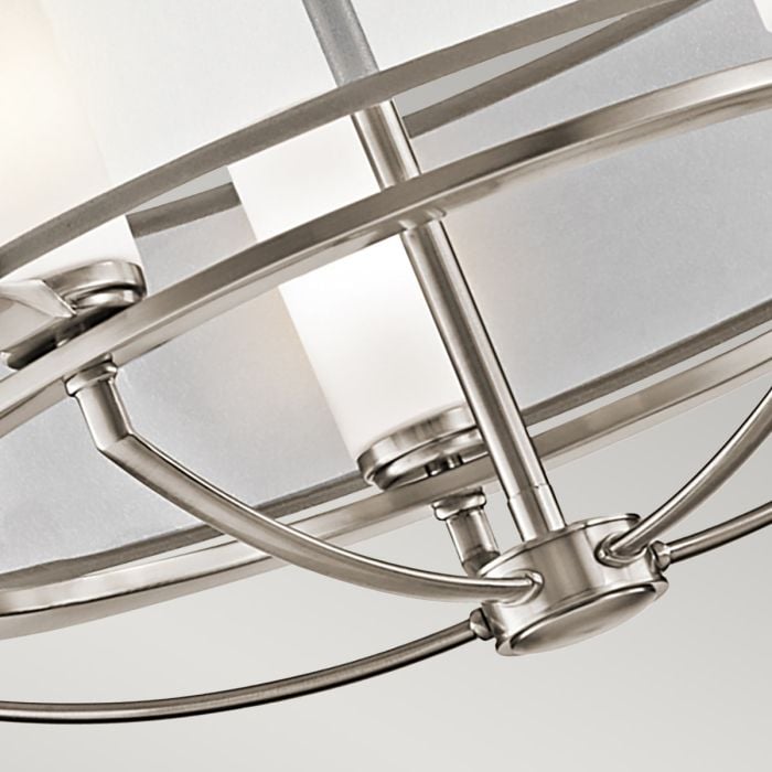 Elstead Lighting Saldana 5 Light Chandelier - Classic Pewter