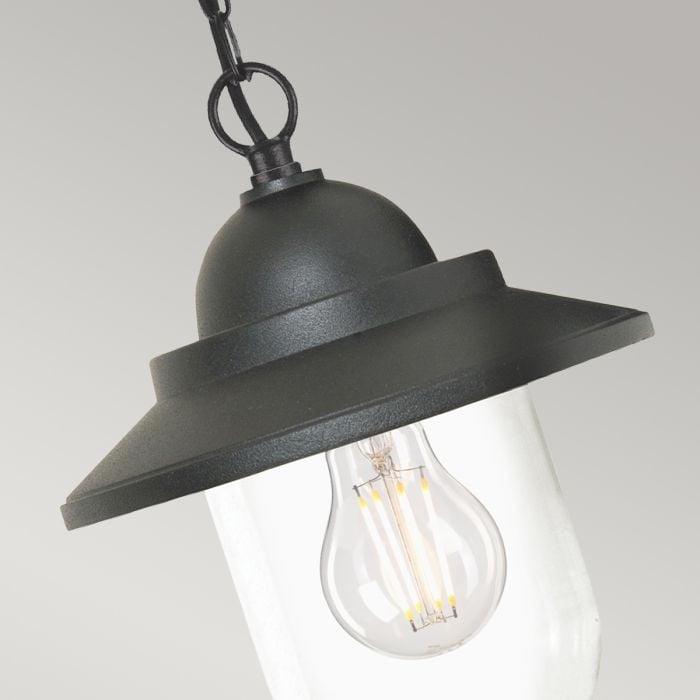 Elstead Lighting Sandown 1 Light Chain Lantern - Black