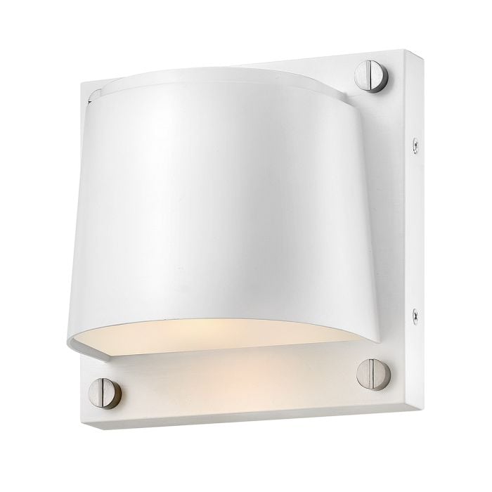 elstead lighting Scout 1lt Small Wall Light - Satin White