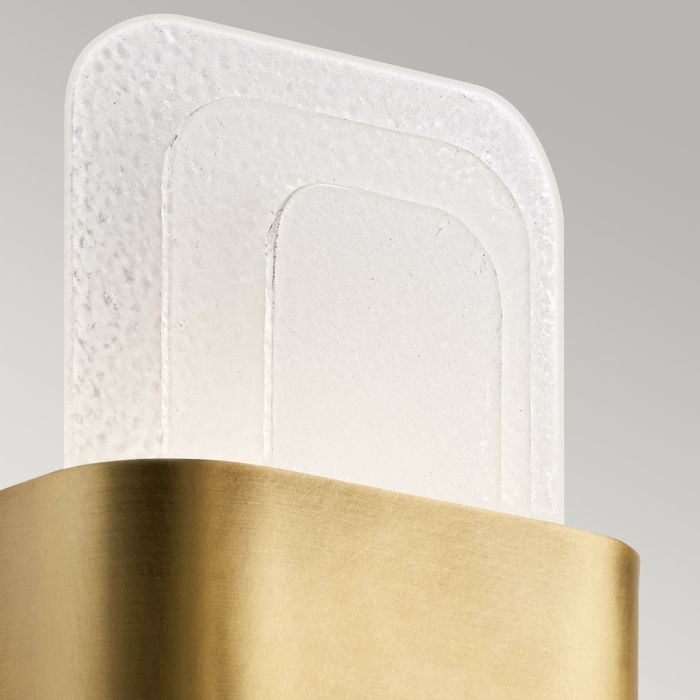 Elstead Lighting Serene 1 LtLED Wall Light - Natural Brass