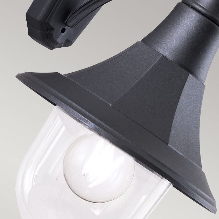 Elstead Lighting Shannon 1 Light Down Wall Lantern - Black