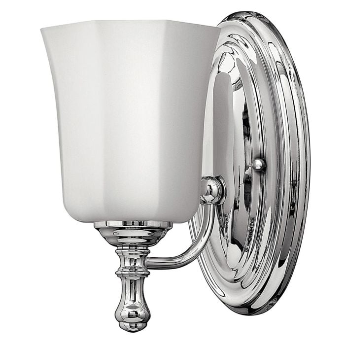 elstead lighting Shelly 1 Light Wall Light - Polished Chrome
