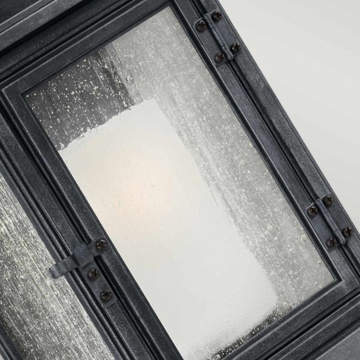 Elstead Lighting Shepherd 1 Light Extra Large Wall Lantern - Dark Weathered Zinc