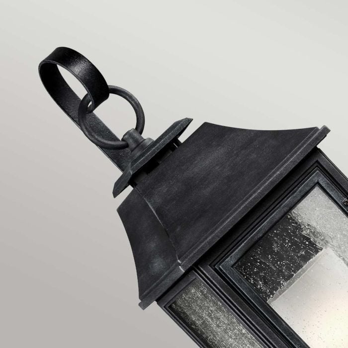 Elstead Lighting Shepherd 1 Light Large Wall Lantern - Dark Weathered Zinc