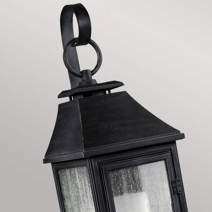 Elstead Lighting Shepherd 1 Light Small Wall Lantern - Dark Weathered Zinc