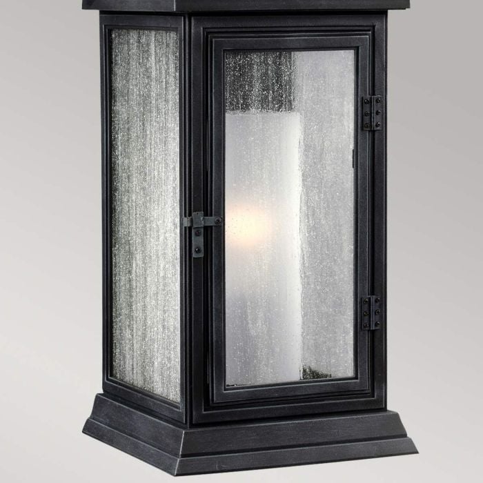 Elstead Lighting Shepherd 1 Light Small Wall Lantern - Dark Weathered Zinc