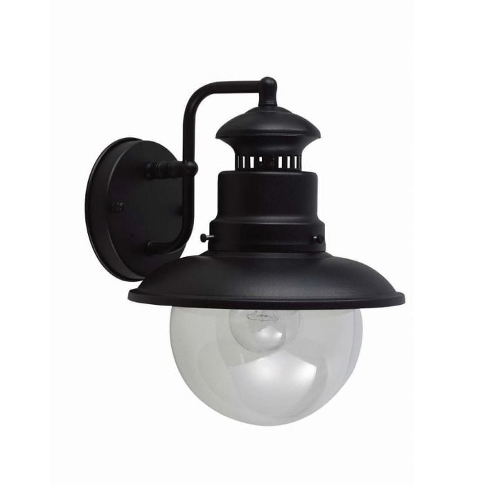 elstead lighting Shipston 1 Light Wall Lantern - Black