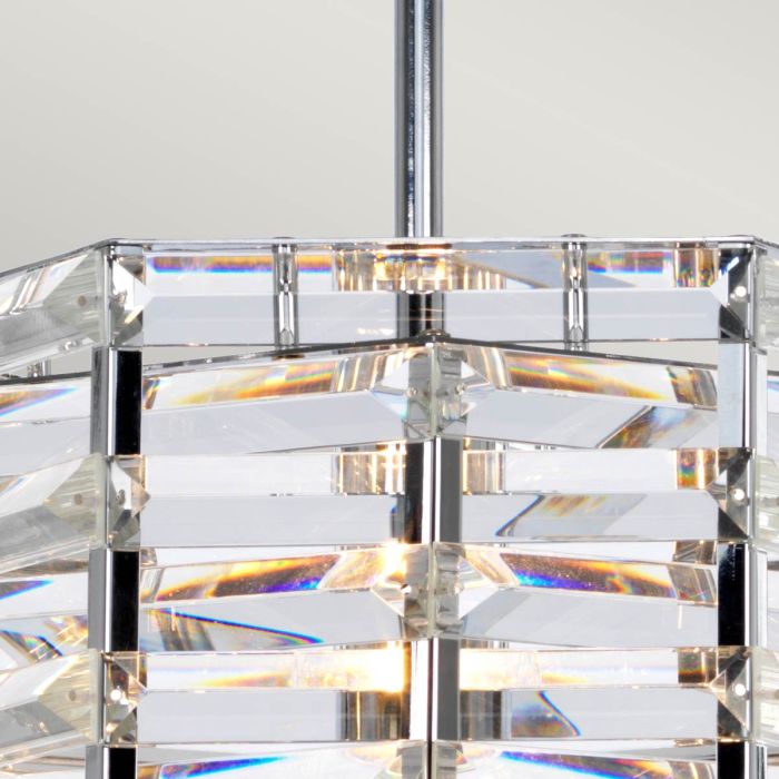 Elstead Lighting Shoal 1 Light Pendant - Polished Nickel