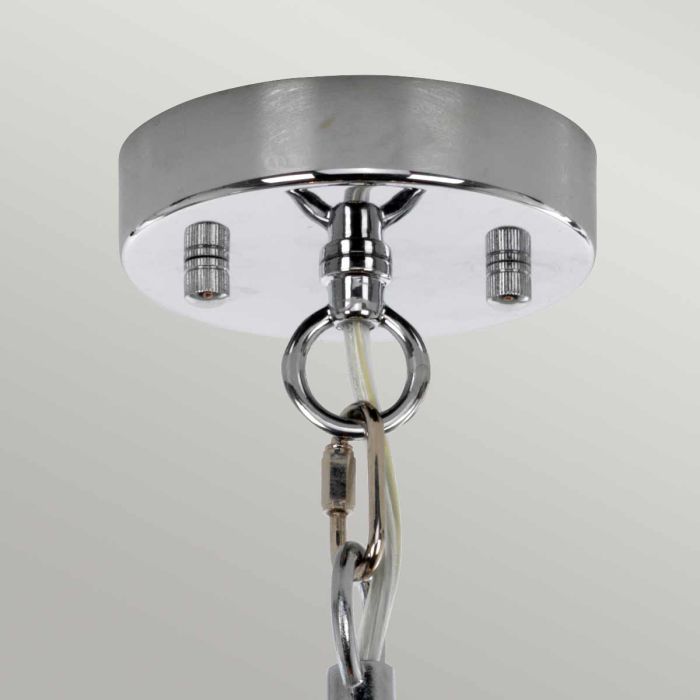 Elstead Lighting Shoal 1 Light Pendant - Polished Nickel