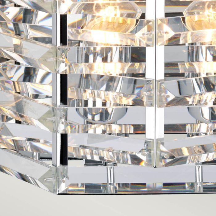 Elstead Lighting Shoal 2 Light Wall Light - Polished Nickel