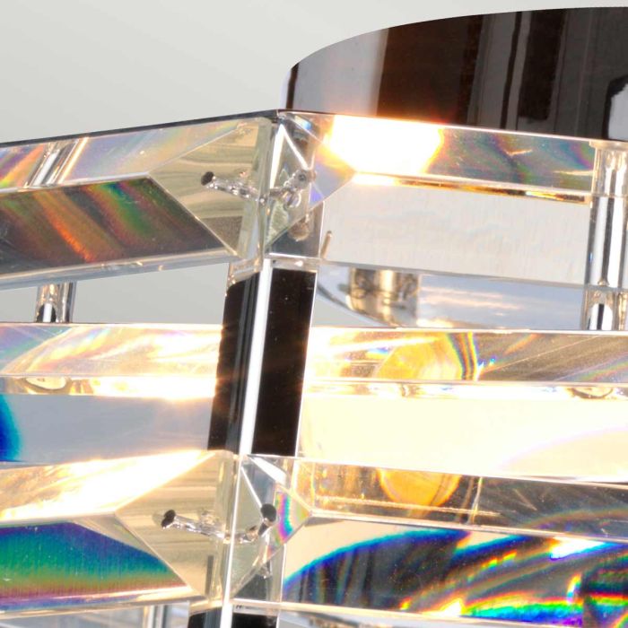 Elstead Lighting Shoal 4 Light Flush - Polished Nickel