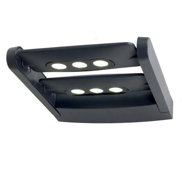 elstead lighting Sigmund 6 Light Wall Light - Graphite