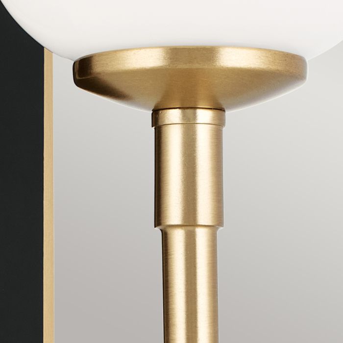 Elstead Lighting Solia 1 Lt Wall Light In Champagne Bronze With Black Accent - Champagne Bronze & Black