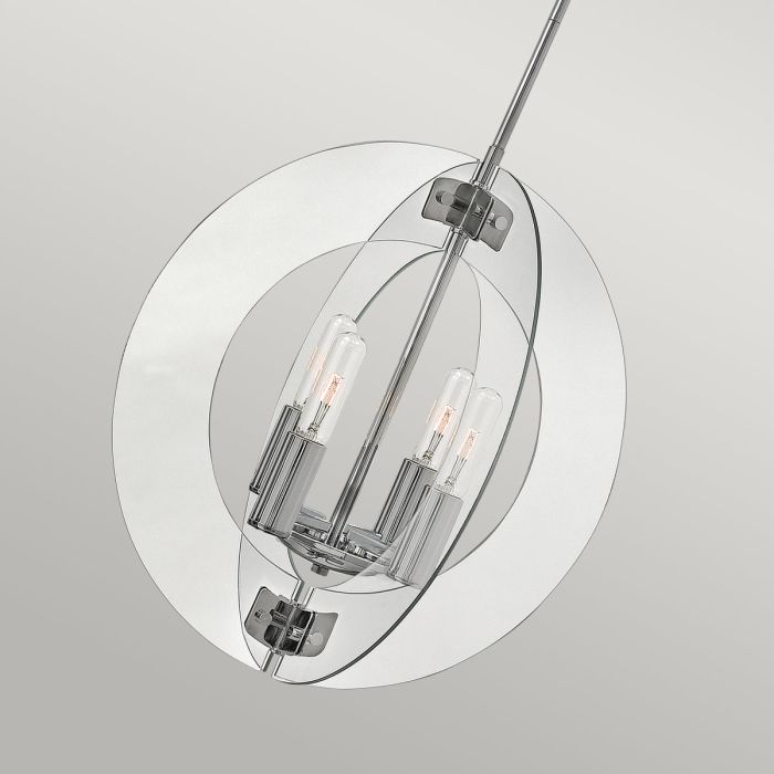Elstead Lighting Solstice 4 Light Chandelier - Polished Chrome