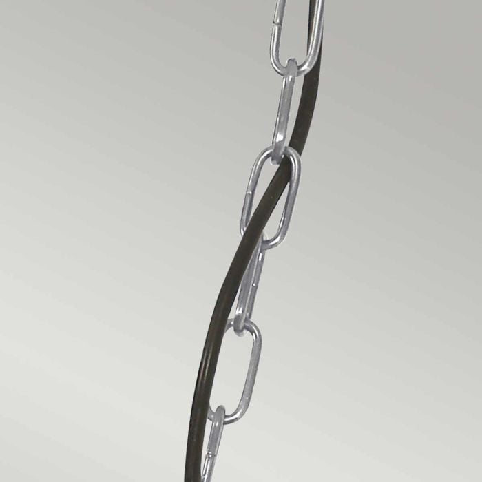 Elstead Lighting Somerton 1 Light Chain Lantern - Antique Nickel