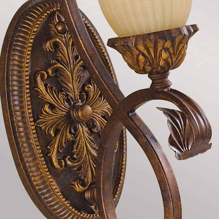 Elstead Lighting Sonoma Valley 1 Light Wall Light - Aged Tortoise Shell