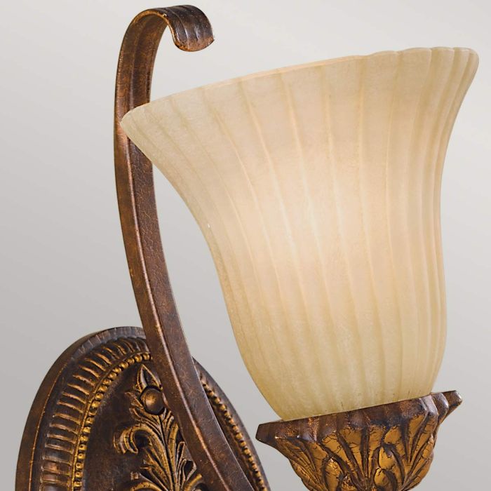 Elstead Lighting Sonoma Valley 1 Light Wall Light - Aged Tortoise Shell