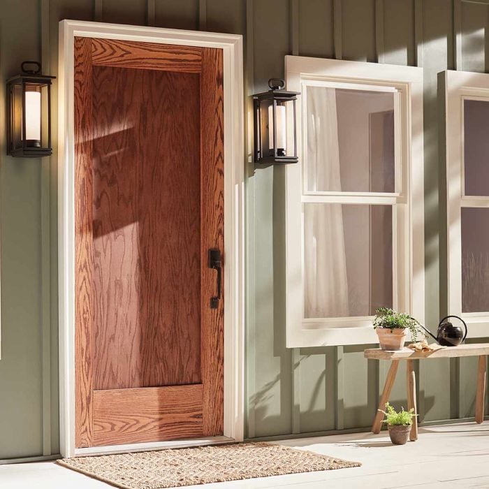 Elstead Lighting South Hope 1 Light Medium Wall Lantern - Rubbed Bronze