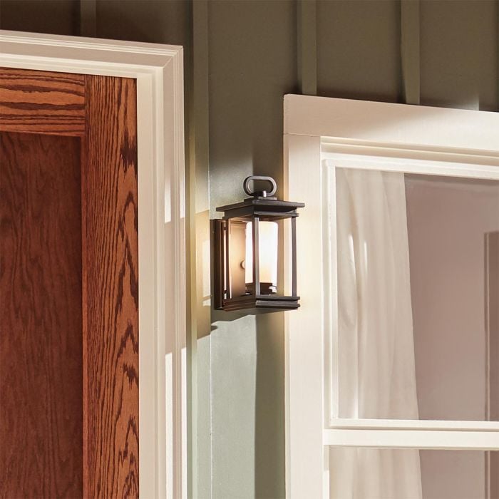 Elstead Lighting South Hope 1 Light Small Wall Lantern - Rubbed Bronze