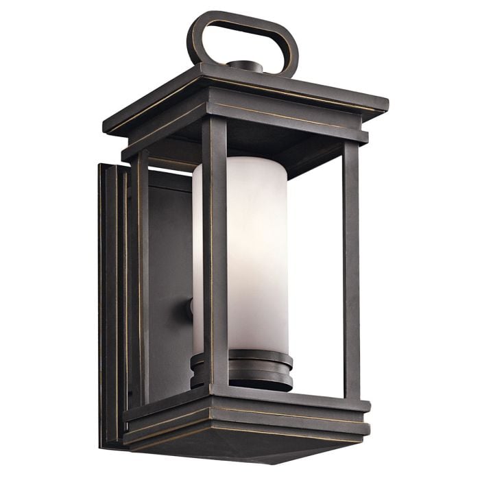 elstead lighting South Hope 1 Light Small Wall Lantern - Rubbed Bronze