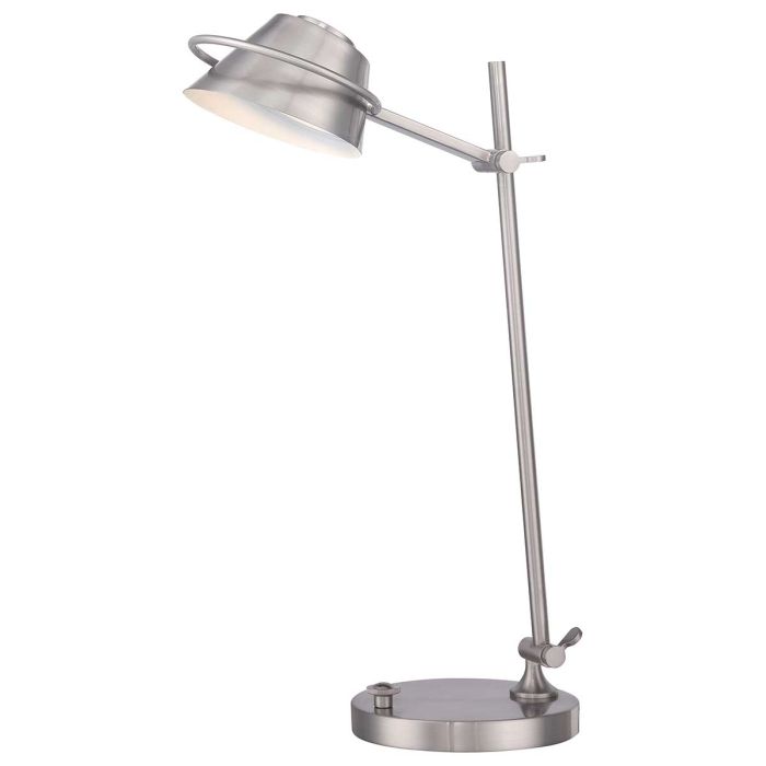 elstead lighting Spencer LED Table Lamp in Brushed Nickel - Brushed Nickel