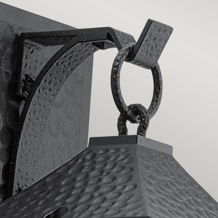 Elstead Lighting Springfield 1 Light Medium Wall Lantern - Distressed Black