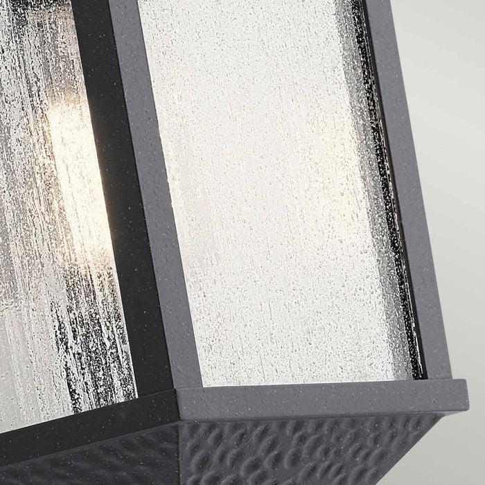 Elstead Lighting Springfield 1 Light Small Wall Lantern - Distressed Black