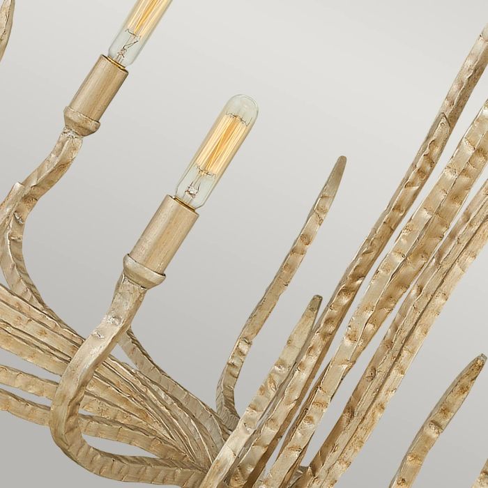 Elstead Lighting Spyre 6 Light Chandelier - Champagne Gold