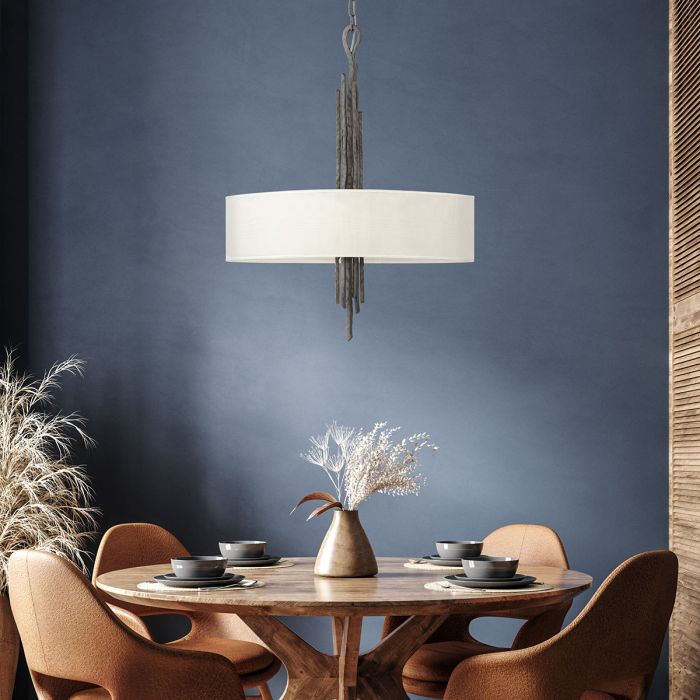 Elstead Lighting Spyre 6 Light Pendant - Metallic Matte Bronze