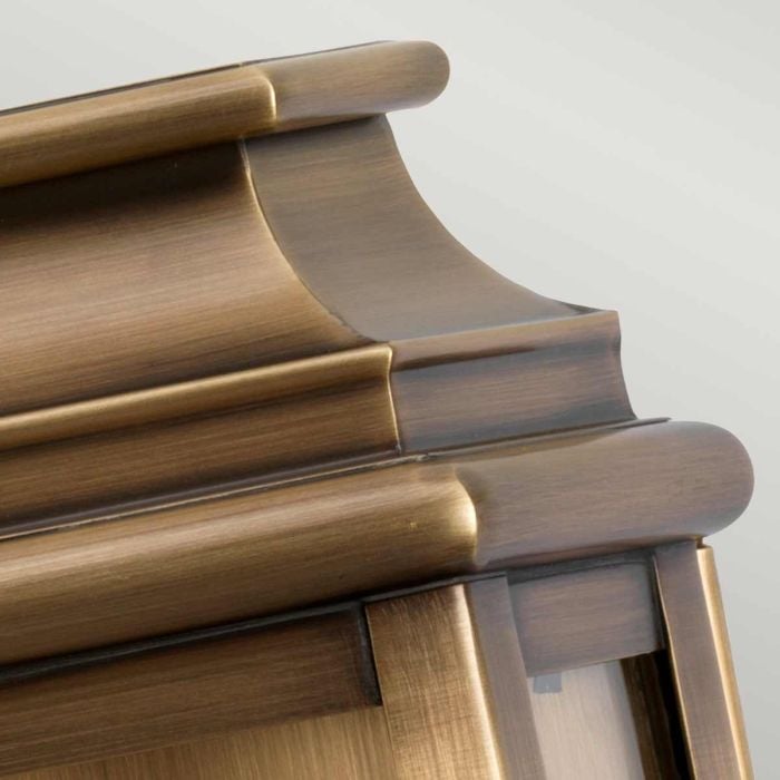 Elstead Lighting St Martins 1 Light Wall Lantern - Aged Brass