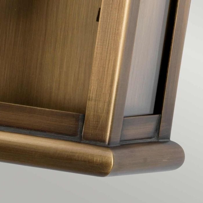 Elstead Lighting St Martins 1 Light Wall Lantern - Aged Brass