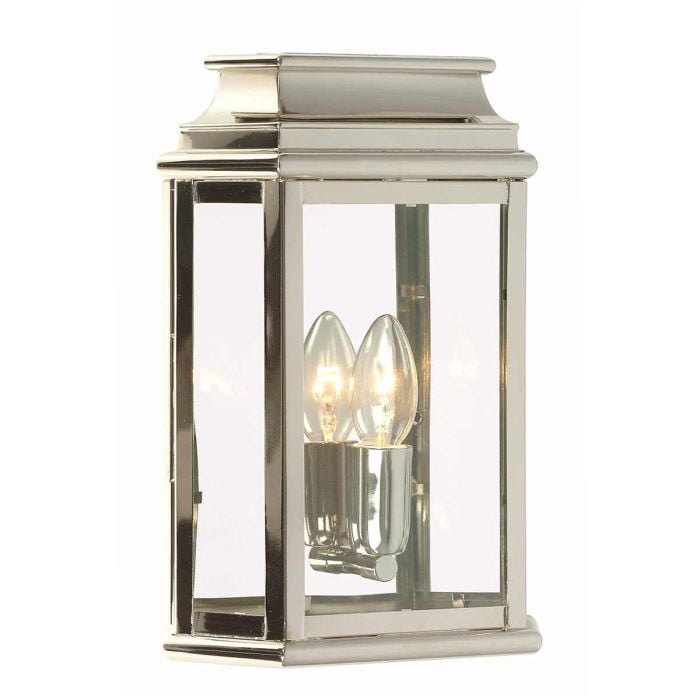 elstead lighting St Martins 1 Light Wall Lantern - Polished Nickel