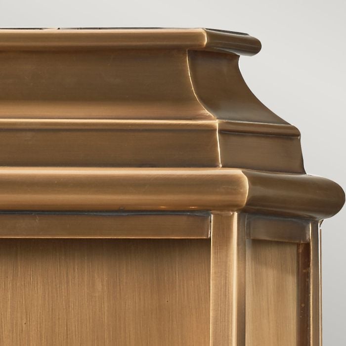 Elstead Lighting St Martins 2 Light Large Wall Lantern - Aged Brass