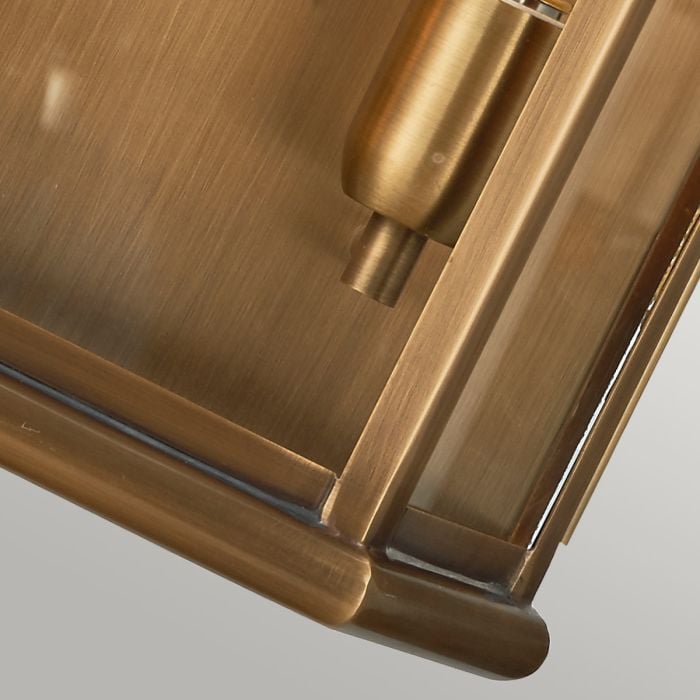 Elstead Lighting St Martins 2 Light Large Wall Lantern - Aged Brass